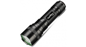 SuperFire L6-R5 8W Waterproof LED Flashlight/Torch 450 Lumens for Outdoor Camping