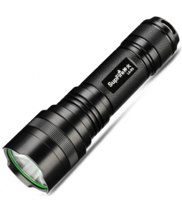 SuperFire L6-R5 8W Waterproof LED Flashlight/Torch 450 Lumens for Outdoor Camping